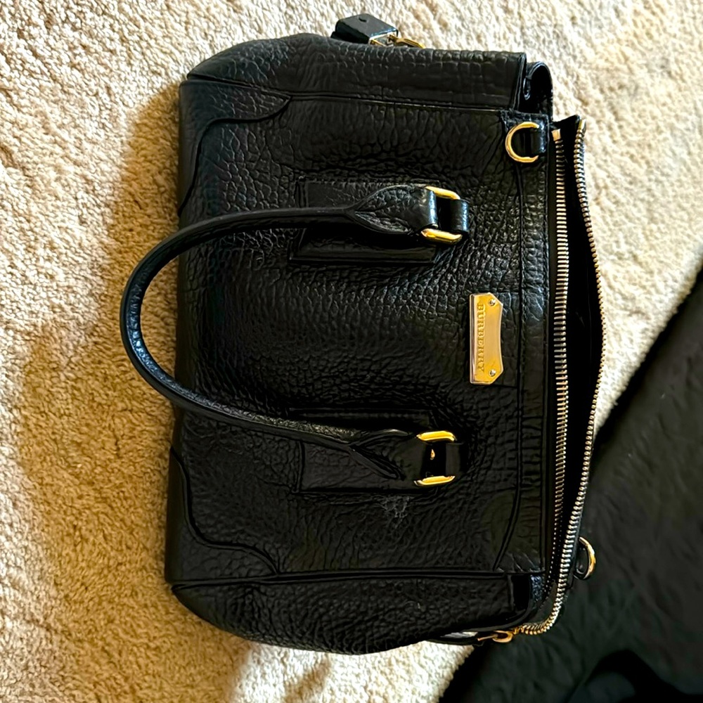Black Burberry hand bag
